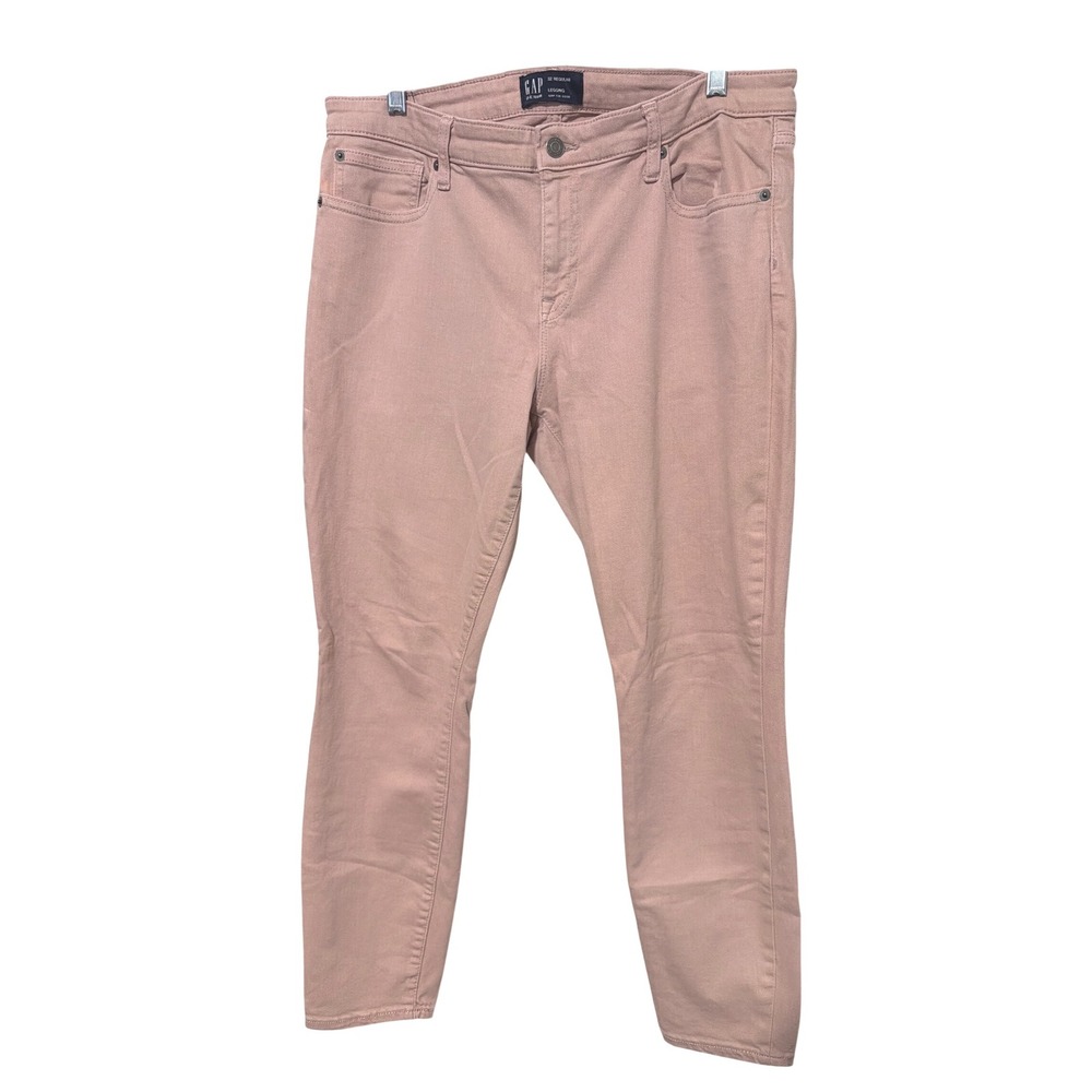 Gap Denim Legging Jeans Womens 32 Regular Mauve Pink Mid Rise Stretch Pants